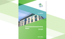 Cover of the report: "Consolidated Annual Activity Report"